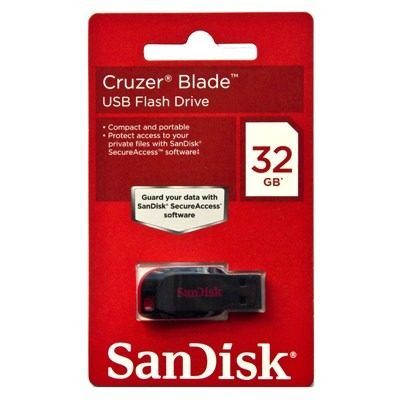 PEN DRIVE SANDISK CRUZER BLADE 32GB