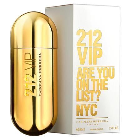212 VIP CAROLINA HERRERA EAU DE PARFUM FEMININO 80ML